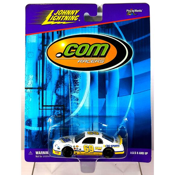 Johnny Lightning .com Racers CBS SPORTS #69 Race Car, New, See Pics/Descr. - Picture 1 of 4